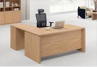 Industrial Loft Style Particle Board Office Furniture For Company Staff Working L Shape