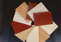 Waterproof Hardwood Decorative MDF Board / Construction Wood Veneer MDF Panels